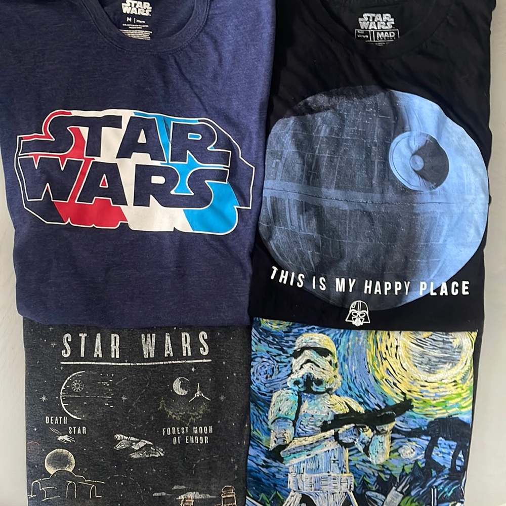 Star Wars t shirt bundle